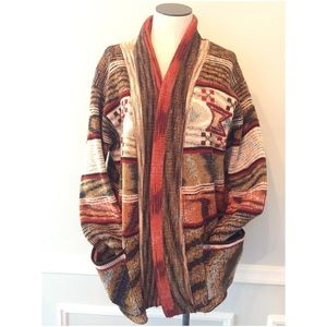 Vintage Ethnic Boho Cardigan medium